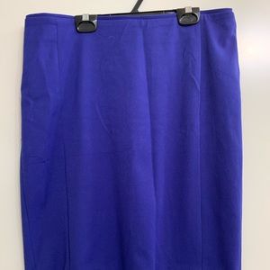 H&M Ultraviolet blue pencil skirt